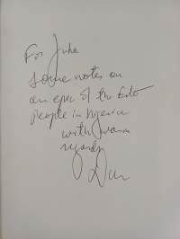 Sweet words : storytelling events in Benin (signeerattu, tekijän omiste)