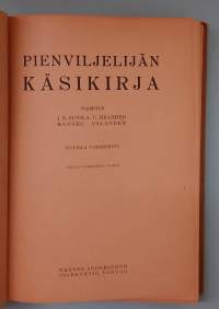Pienviljelijän käsikirja.  Kuvilla varustettu kolmas painos. ( Maanviljely, 1910-luku, maatalous )