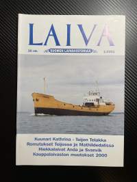 Laiva 2001 nr 1 - Suomen laivahistoriaa -lehti / magazine, finnish maritime history, Kuunari Kathrina, Teijon telakka, romutukset Teijossa ja Mathildedahlissa