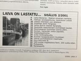 Laiva 2001 nr 2 - Suomen laivahistoriaa -lehti / magazine, finnish maritime history