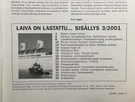 Laiva 2001 nr 3 - Suomen laivahistoriaa -lehti / magazine, finnish maritime history