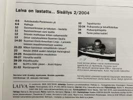 Laiva 2004 nr 2 - Suomen laivahistoriaa -lehti / magazine, finnish maritime history, autolautalla Perämeren yli