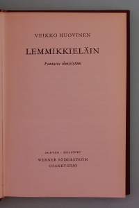 Lemmikkieläin - Fantasia ihmisistäni.