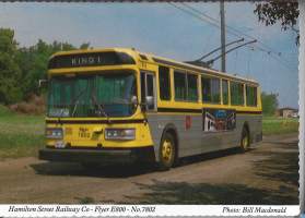 Flyer E800   - linja-auto postikortti autopostikortti kulkematon