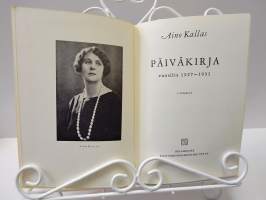 Päiväkirja vuosilta 1897-1931