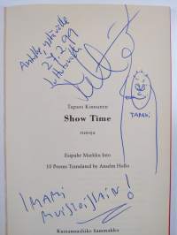 Show time runoja (signeerattu, tekijän omiste)