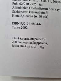 Eurooppalainen matkapäiväkirja : Timo Saarniemen 60-vuotisjuhlakirja matkoilta Euroopassa 1961-2001 (numeroitu)