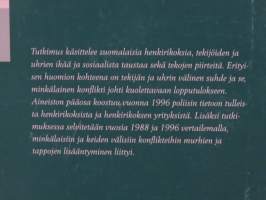 Suomalainen henkirikos - Teonpiirteet ja tekojen olosuhteet vuosina 1988 ja 1996