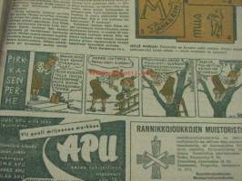 Pirkka 1955 nr 19 -mm. artikkelit Sonja Henie, Allis Chalmers D 270 traktori