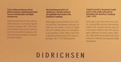Elin Danielson - Gambogi.  ( Taidekirja, kuvataide, taidehistoria )