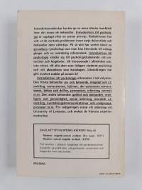 Introduktion till psykologin : en modern översikt med experimentell tonvikt, 1 - Inledning : struktur och beteende : utnyttjad erfarenhet