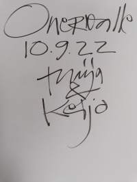 Rajakivet (signeerattu, tekijän omiste)