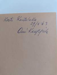 Kansalaiskoulun metallityöt (signeerattu, tekijän omiste)