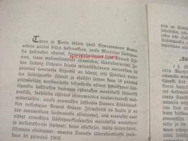 Marttilan, Kosken, Auran ja Karinaisten kuntien Säästöpankin säännöt 1902