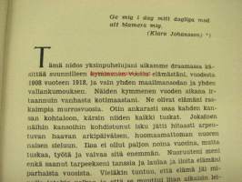 Minusta tuli liikenainen eli ´valkoinen varis´. Juhani Tervapään yksinpuheluja aikojen draamassa III (1908-1918)