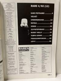Rare, levyjenkeräilijän erikoislehti 4/1992