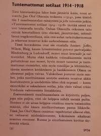 Tuntemattomat sotilaat 1914 - 1918.  ( Sotahistoria )