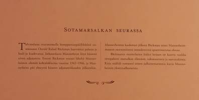 Mannerheimin adjutanttina - O.R. Bäckman muistelee.  ( Mannerheim aiheiset, Suomen sotamarsalkka )