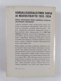 Kansallissosialistinen Saksa ja Neuvostoliitto 1933-1934 : Hitlerin valtaantulosta Baltian pöytäkirjaa koskevien neuvottelujen raukeamiseen
