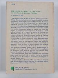 The psycho-biology of language : an introduction to dynamic philology
