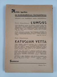 Aaverakastaja : runonäytelmä ynnä muita runoja