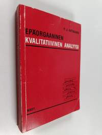 Epäorgaaninen kvalitatiivinen analyysi