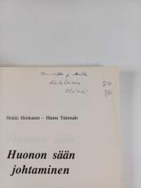 Huonon sään johtaminen (tekijän omiste)
