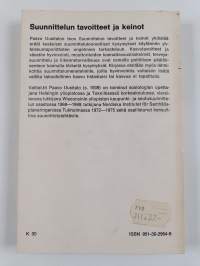 Suunnittelun tavoitteet ja keinot