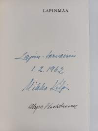 Lapinmaa : runoja (signeerattu, tekijän omiste)