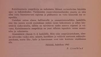 Keittiömestarin reseptikirja. ( Kulinarismi, ruoan valmistus )