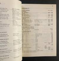 Alko : Vähittäismyyntihinnasto (1969)