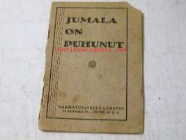 jumala on puhunut