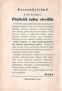 Pitäkää tulta vireillä  -näytelmä