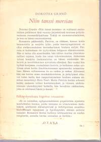Niin tanssii morsian, 1958. (romaani) (LÖYTÖNURKKAKIRJAT)