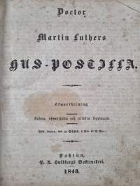 Doctor Martin Luthers hus-postilla : öfwersättning