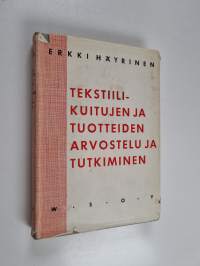 Tekstiilikuitujen ja -tuotteiden arvostelu ja tutkiminen