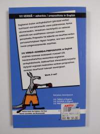 101 verbiä + adverbia, prepositiota in English