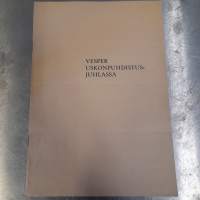 Vesper uskonpuhdistus juhlassa