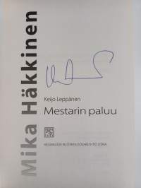 Mika Häkkinen : mestarin paluu (signeerattu)