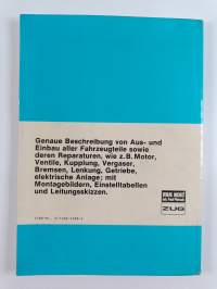 BMW 4 zylinder 518, 518i, juni 1981-1986 : reparaturanleitung