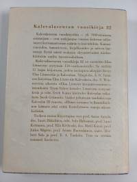 Kalevalaseuran vuosikirja 32