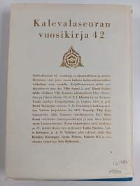 Kalevalaseuran vuosikirja 42
