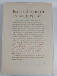 Kalevalaseuran vuosikirja 38