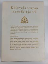 Kalevalaseuran vuosikirja 44