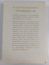Kalevalaseuran vuosikirja 49