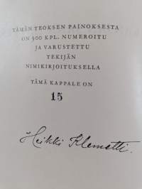 Kansan sana taiteessa (signeerattu, numeroitu)