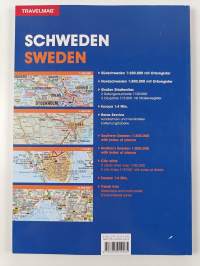 Schweden / Sweden / Ruotsi, 1.300 000, 1:800 000 tiekartasto  2017-2018