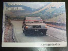 Volvo Diesel 244 -käyttöohjekirja 1980