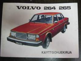 Volvo 264 / 265 - käyttöohjekirja 1975