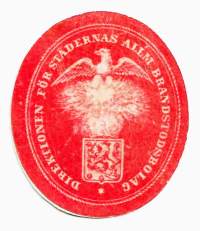 Direktionen för städernas all,. brandstödsbolag - paperisinetti sinetti
